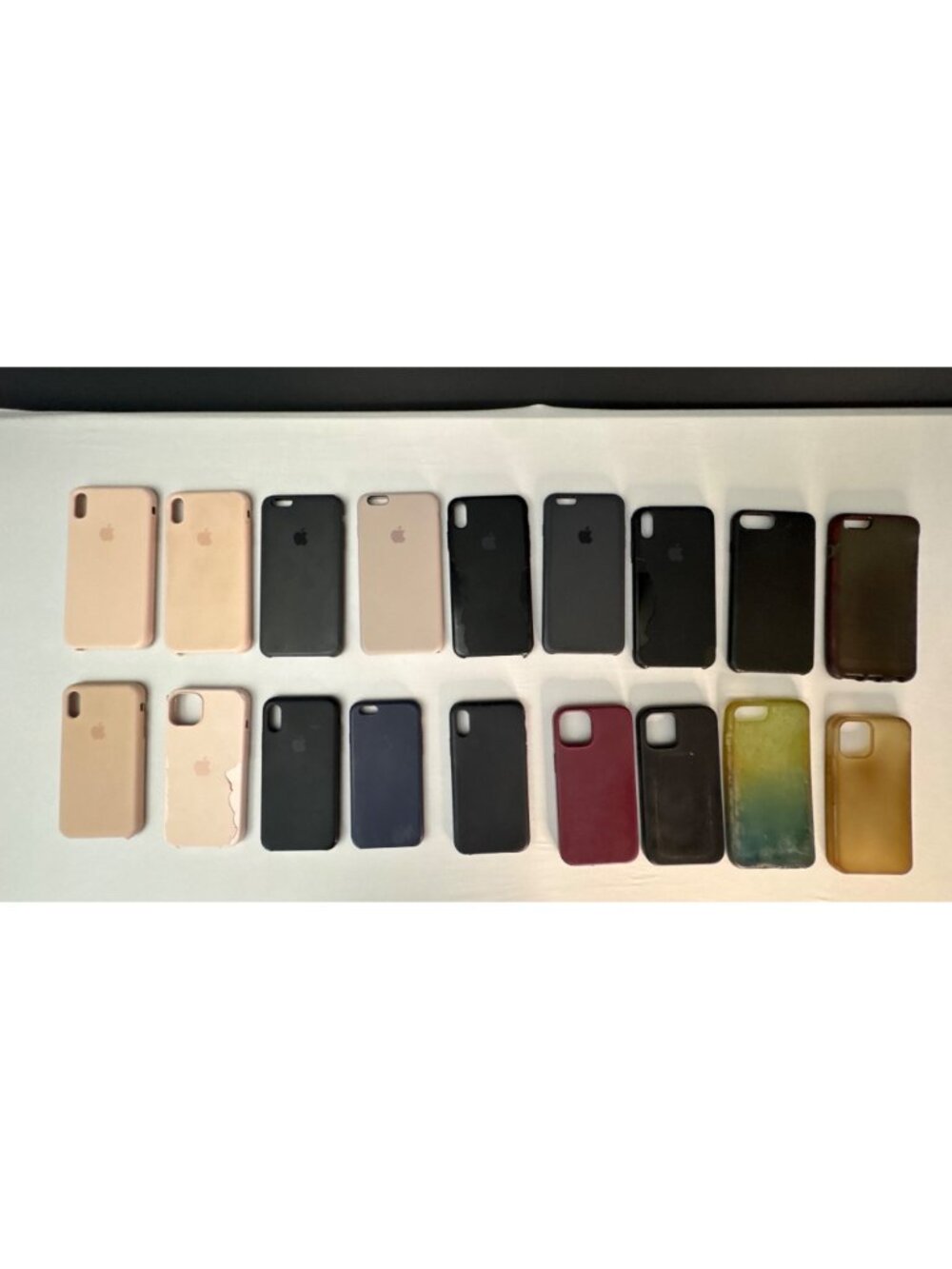Genuine Apple iPhone Silicone Case & Unbranded Cell Phone Cases Lot 18 Leather - Picture 14 of 16